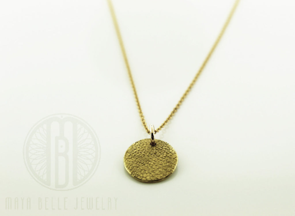 Pet Pawprint Keepsake Charm Necklace - Maya Belle Jewelry