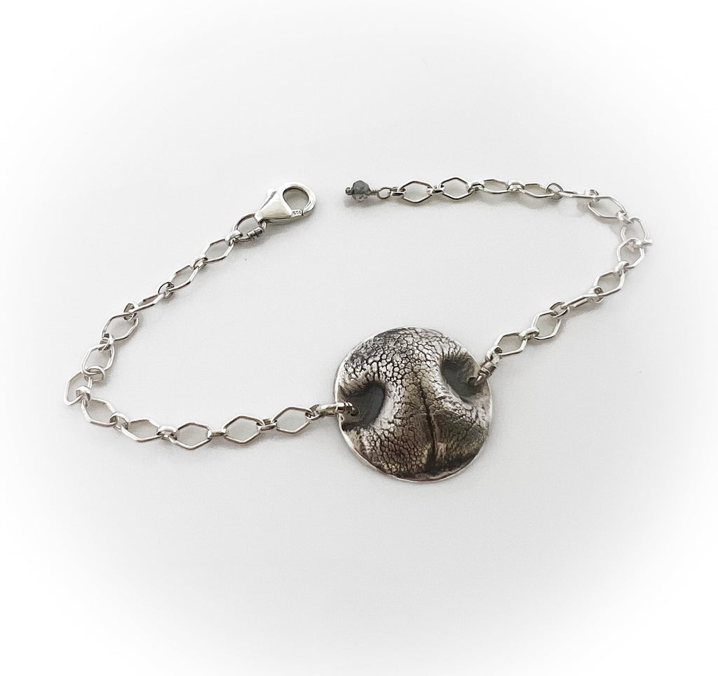 Dog noseprint bracelet - Maya Belle Jewelry