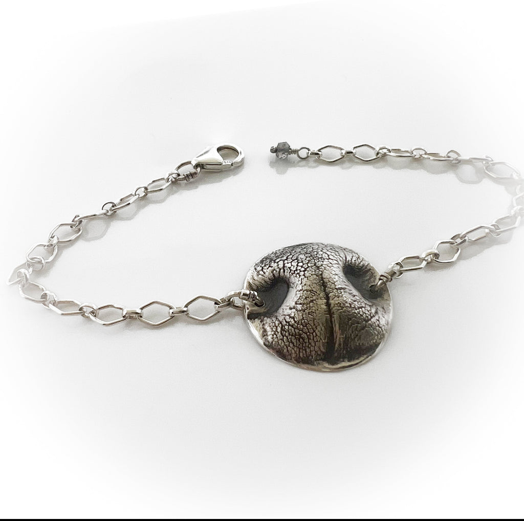 Dog noseprint bracelet - Maya Belle Jewelry