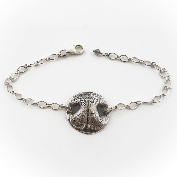 Pet noseprint bracelet - Maya Belle Jewelry
