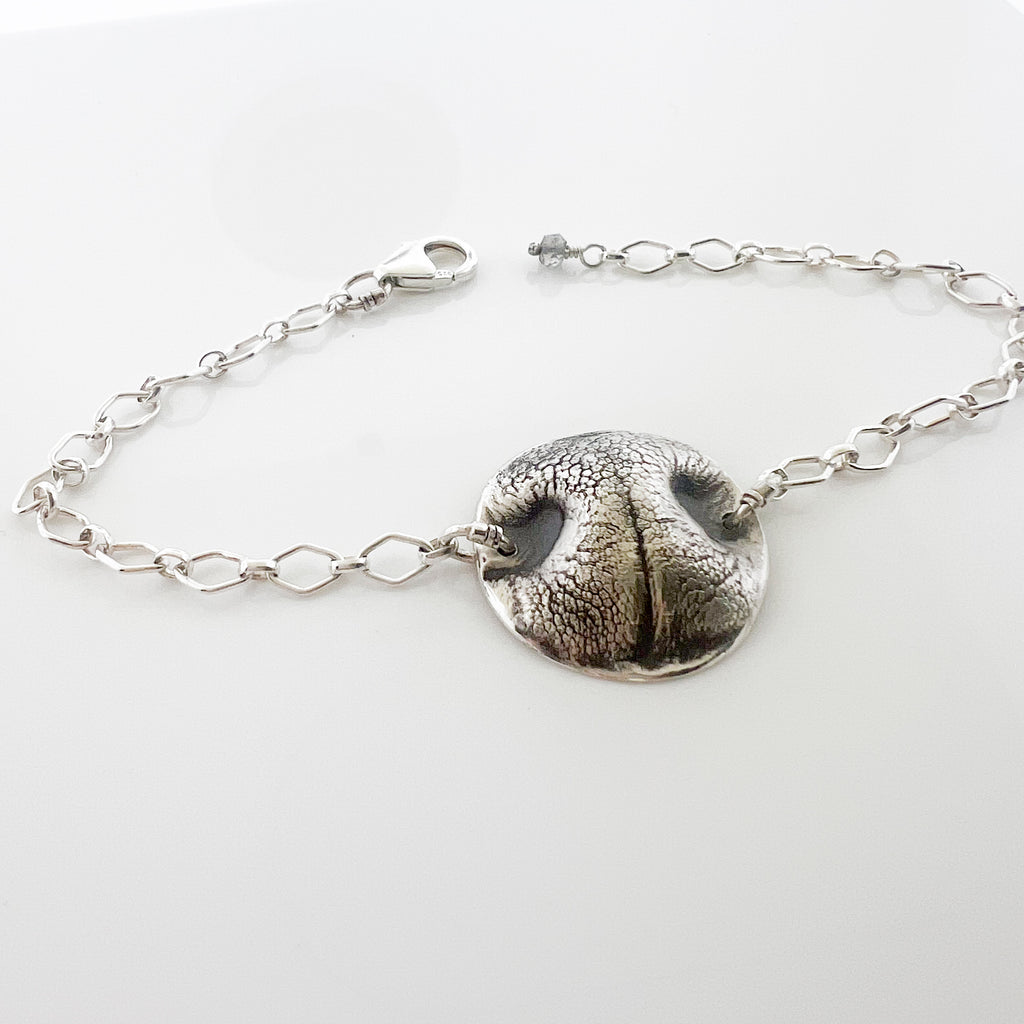 Pet Custom nose print bracelet - Maya Belle Jewelry