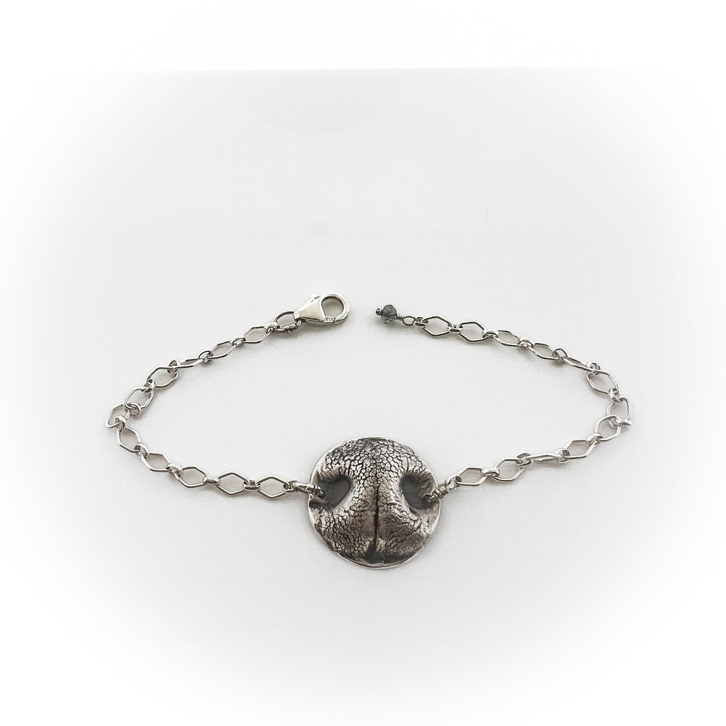 Pet Custom nose print bracelet - Maya Belle Jewelry