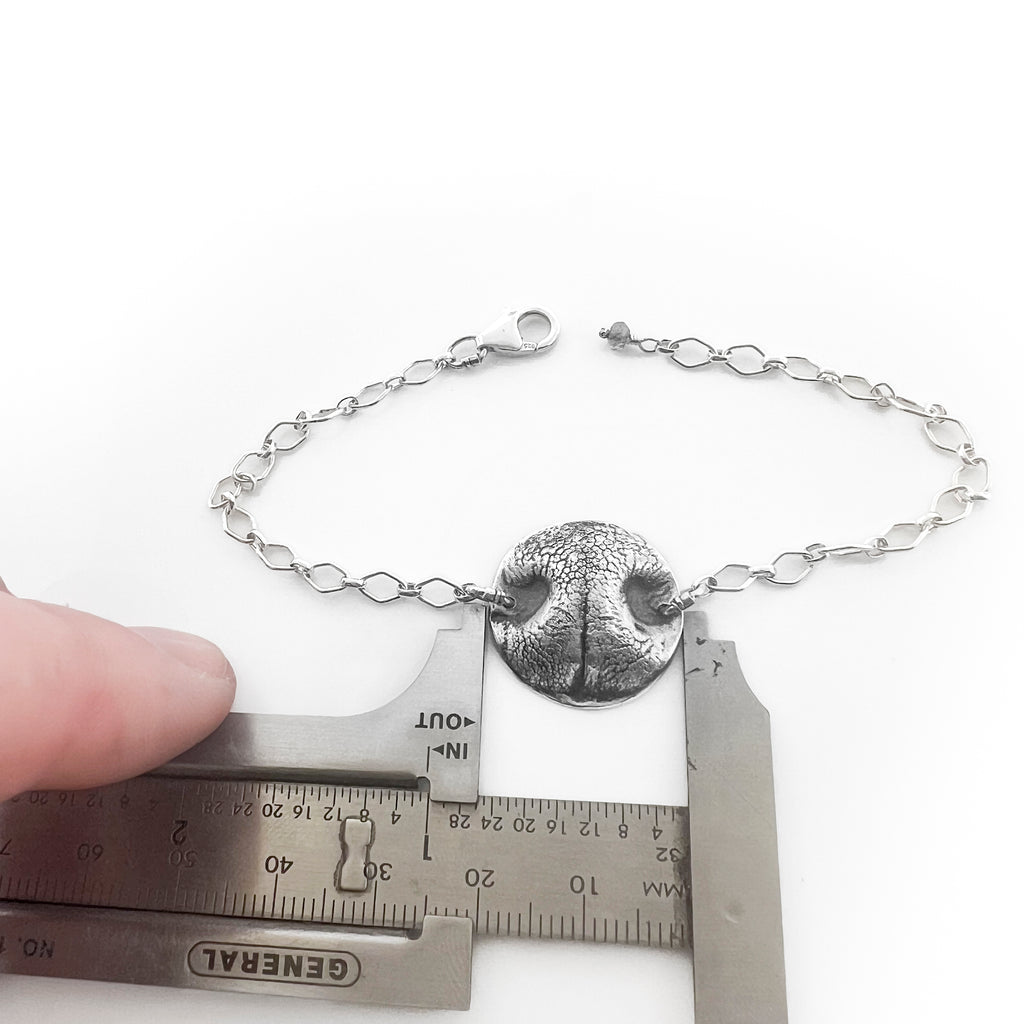 Pet Custom nose print bracelet - Maya Belle Jewelry