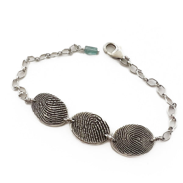 Fingerprint bracelet - Maya Belle Jewelry