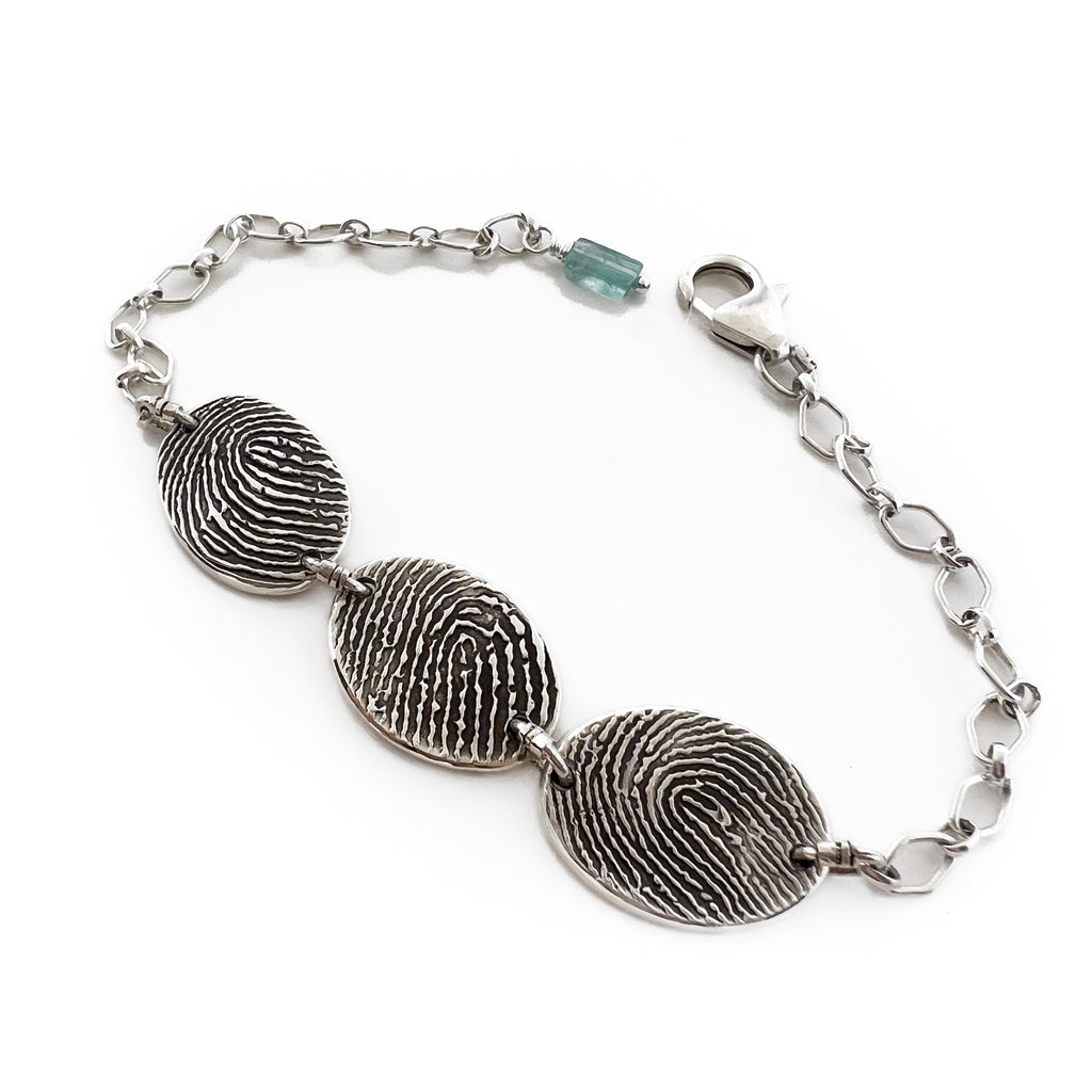 Fingerprint bracelet - Maya Belle Jewelry