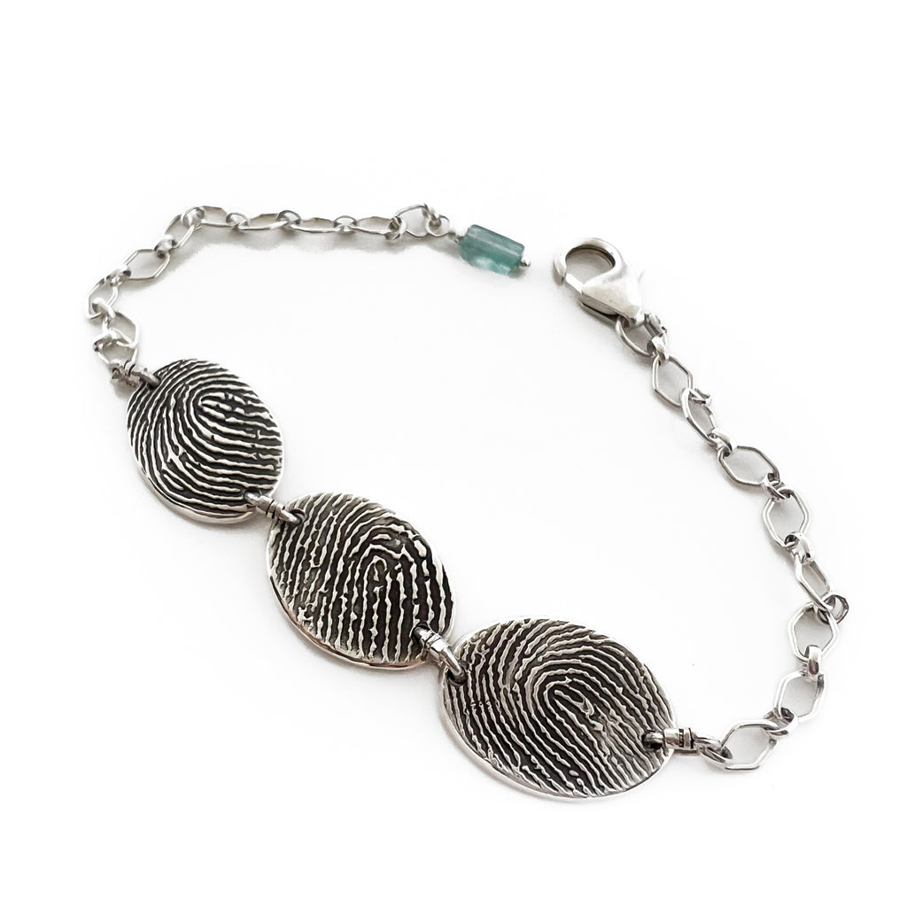 Fingerprint bracelet - Maya Belle Jewelry