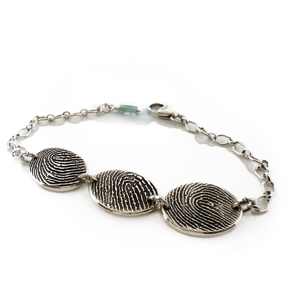 Fingerprint bracelet - Maya Belle Jewelry