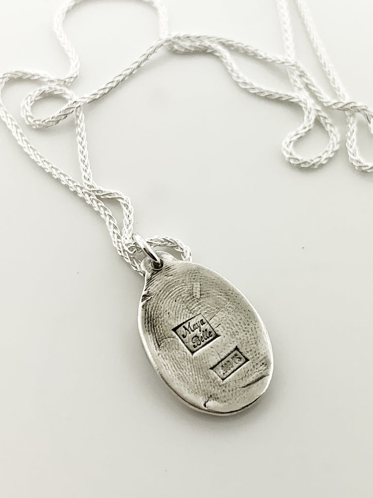 Holy Spirit Medal charm necklace - Maya Belle Jewelry