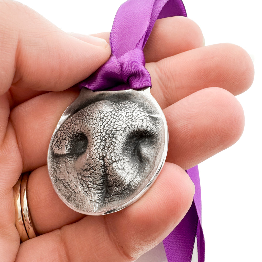 Dog Nose Print Ornament - Maya Belle Jewelry