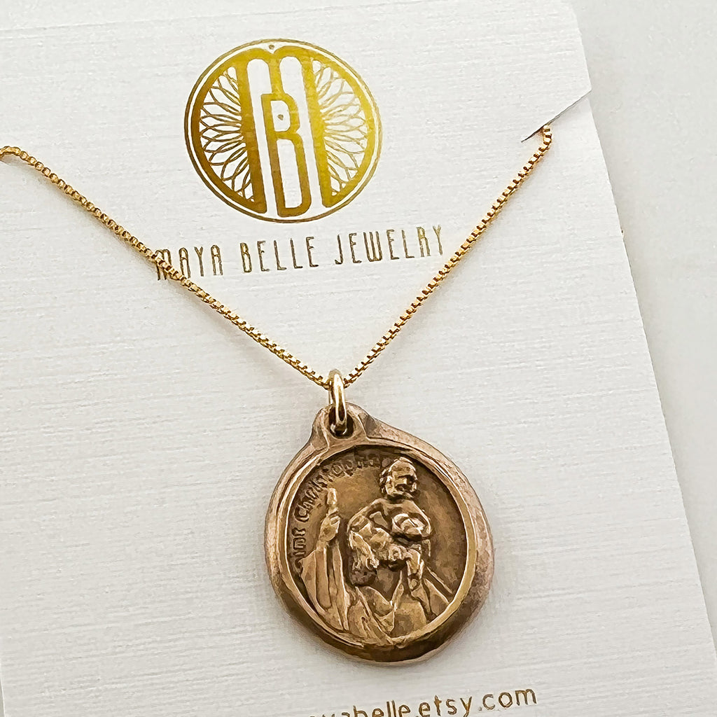 Saints Medals - Maya Belle Jewelry 