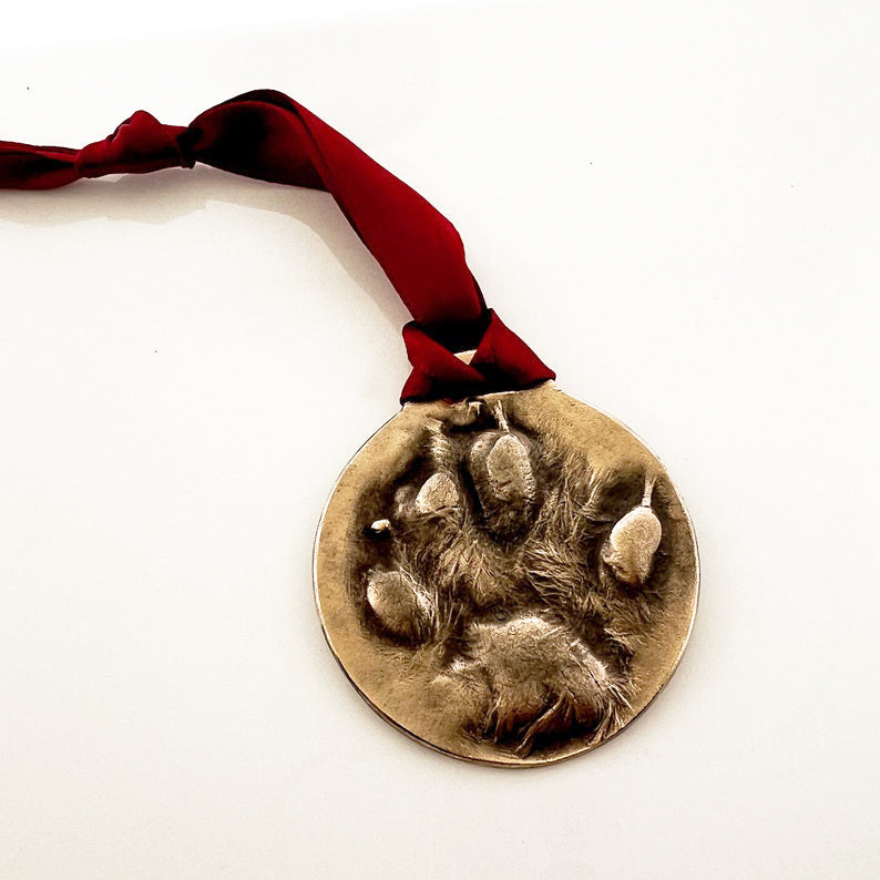 Cat Paw print Ornament