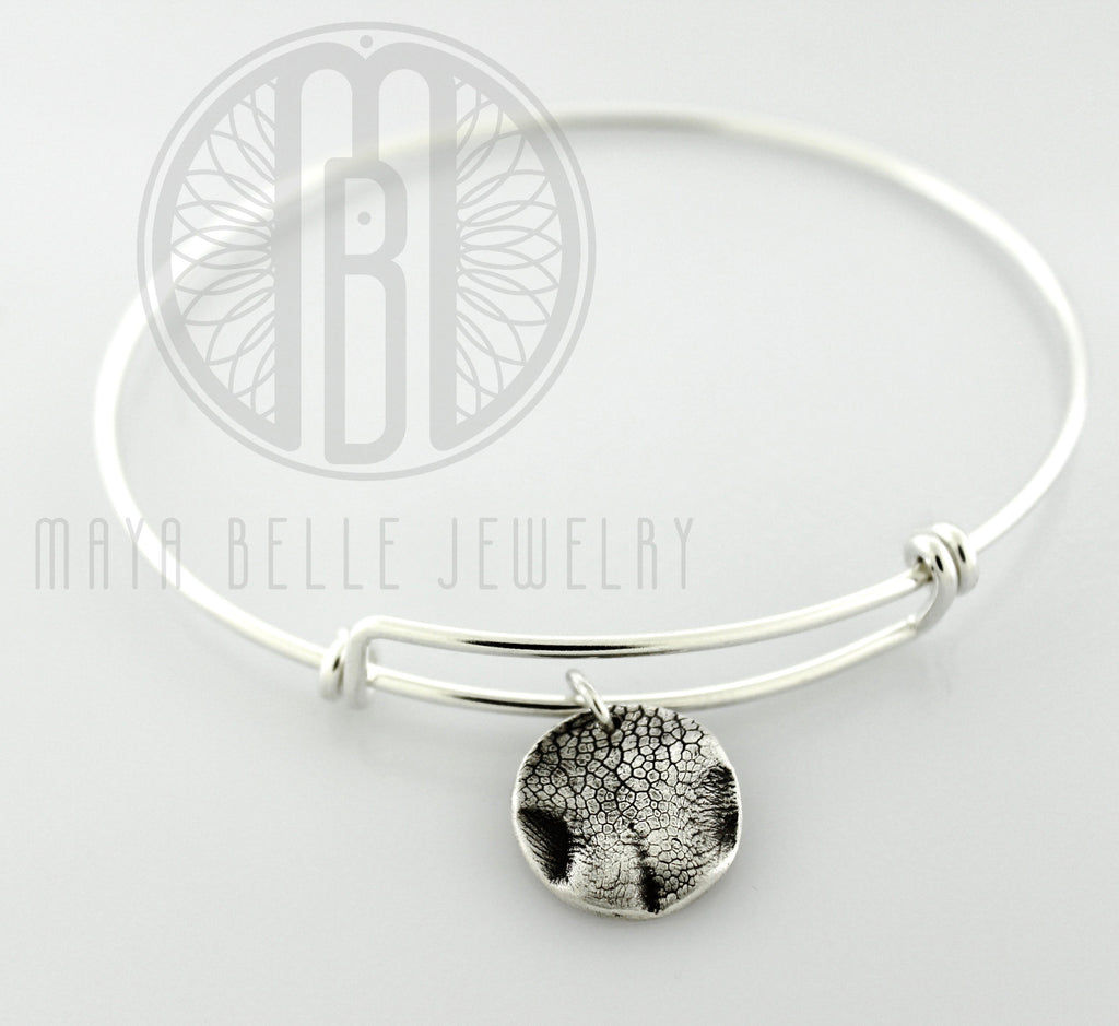 Pet Nose or paw Bangle bracelet - Maya Belle Jewelry