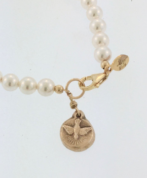 Holy Spirit Necklace In Choice of Silver or Bronze - Maya Belle Jewelry