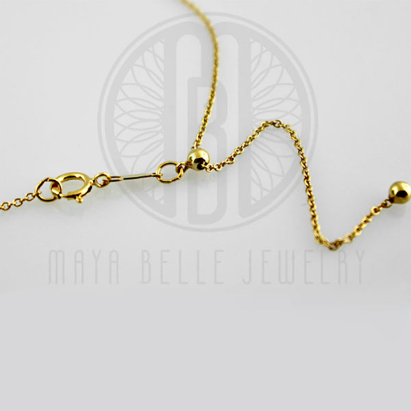 14k GF 22" Adjustable Cable Chain - Maya Belle Jewelry