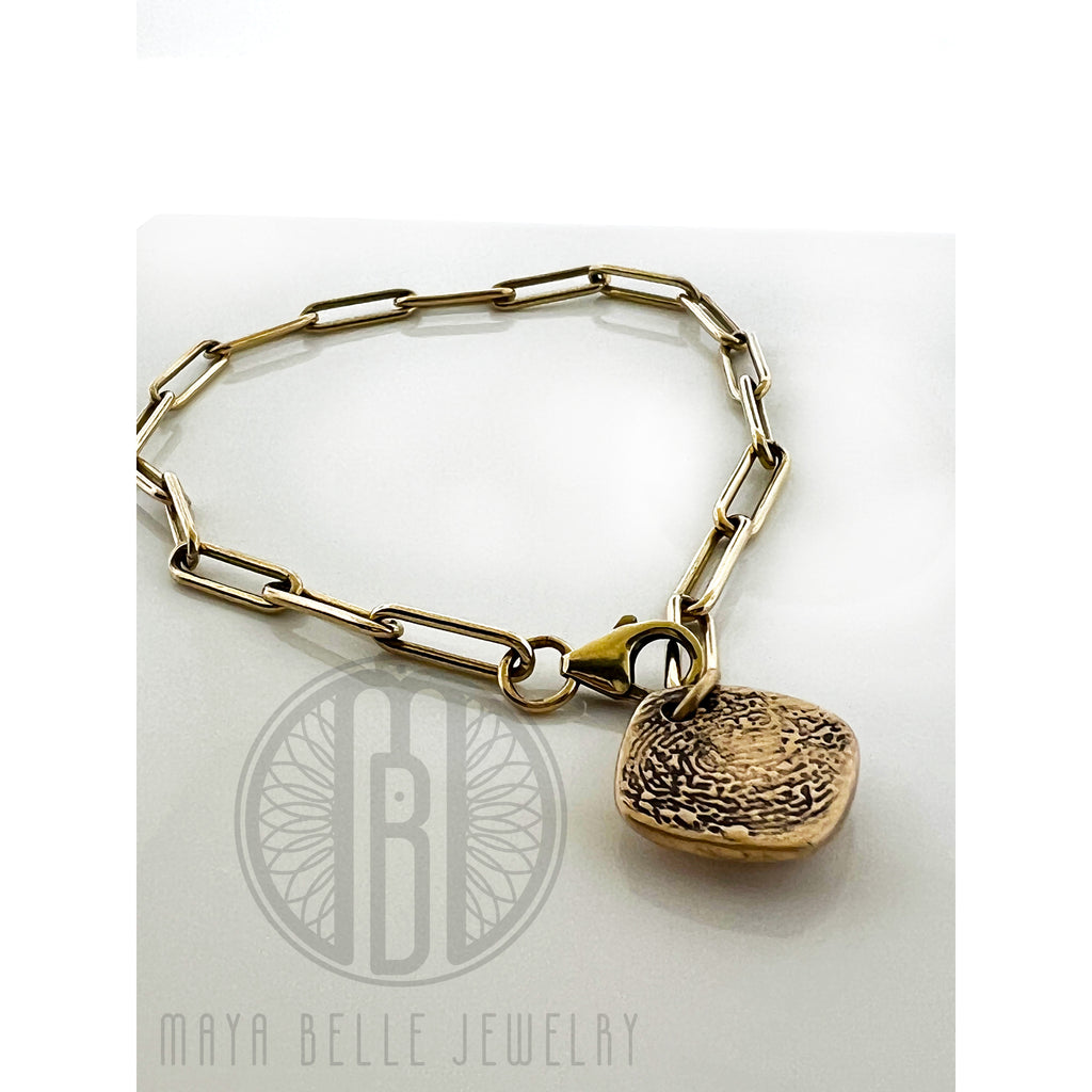 Fingerprint bracelet - Maya Belle Jewelry