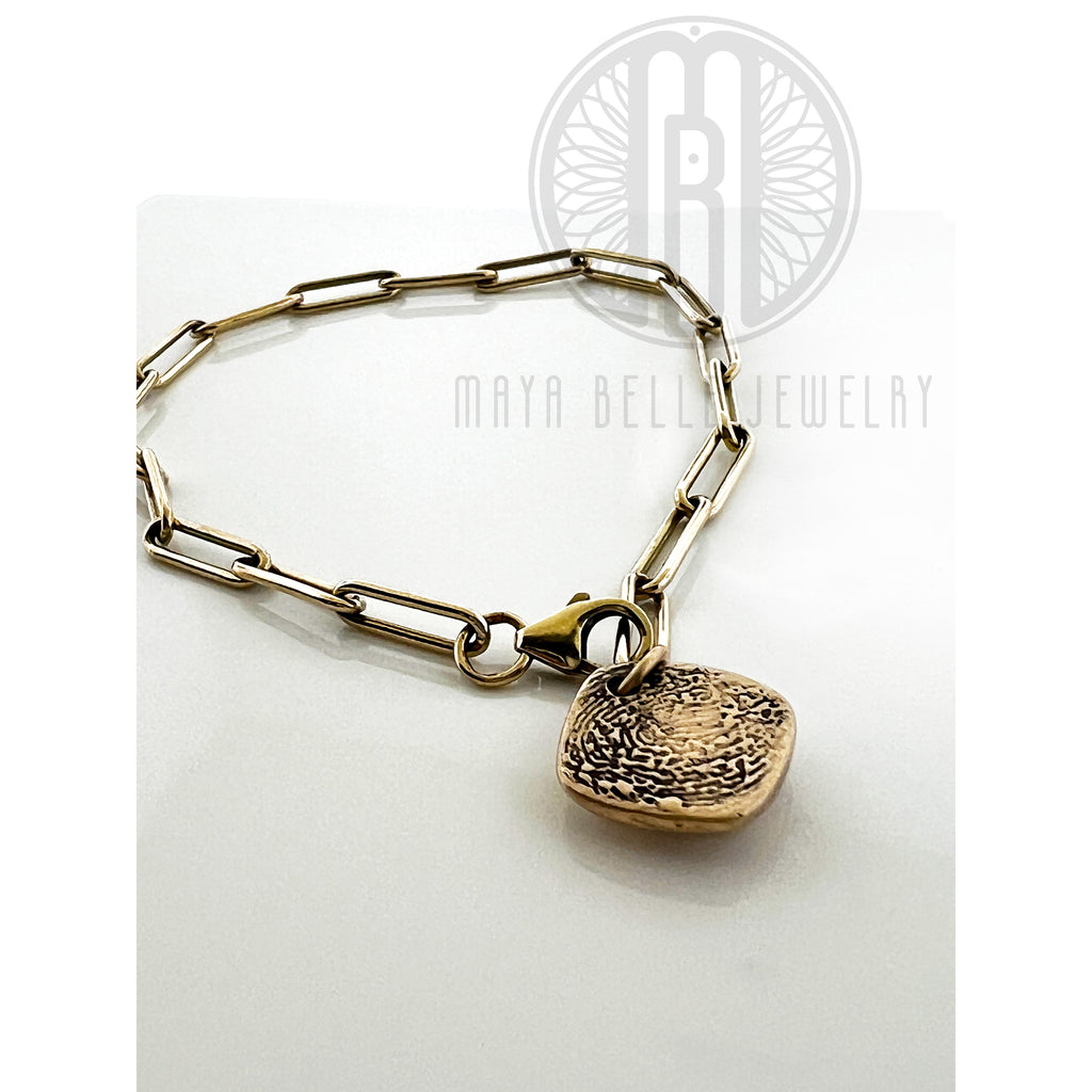 Fingerprint bracelet - Maya Belle Jewelry