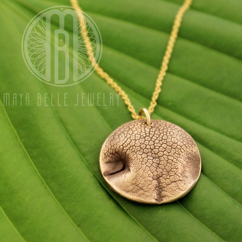 A forever handmade Dog nose print necklace of your fur baby