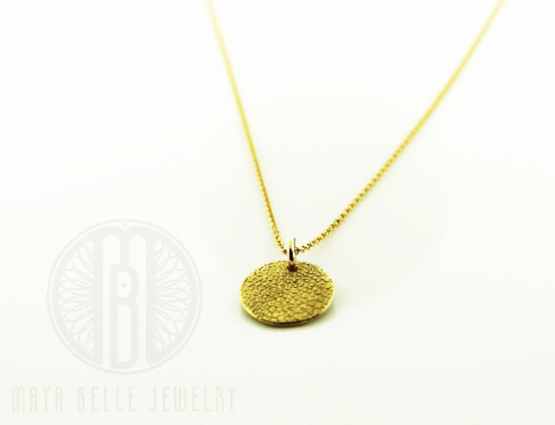 Pet Pawprint Keepsake Charm Necklace - Maya Belle Jewelry 