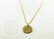 Pet Pawprint Keepsake Charm Necklace - Maya Belle Jewelry 