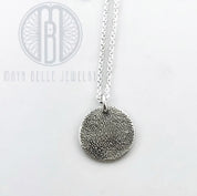 Pet Pawprint Keepsake Charm Necklace - Maya Belle Jewelry 