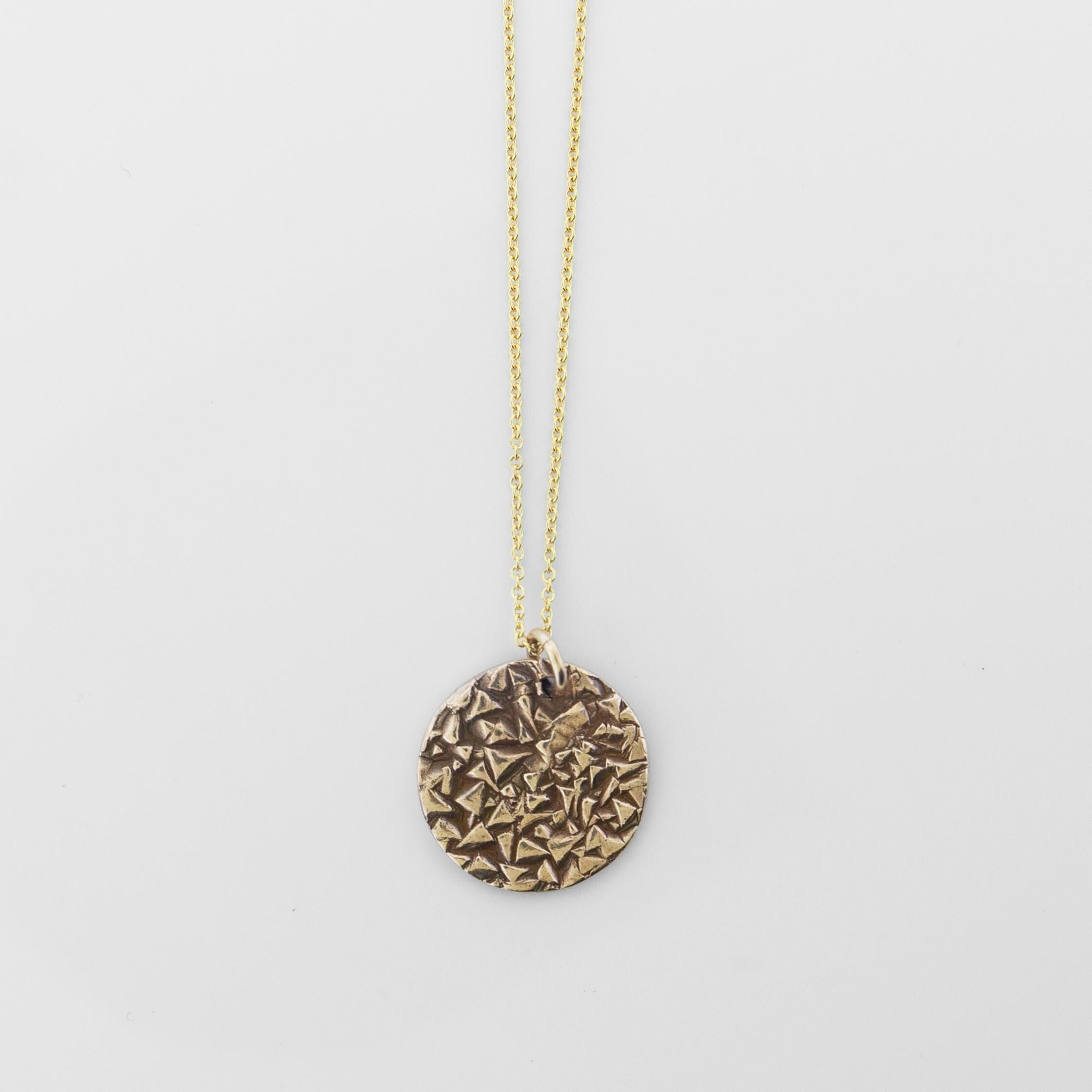 Hidden Fingerprint Druzy necklace