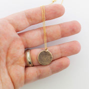 Hidden Fingerprint Druzy necklace