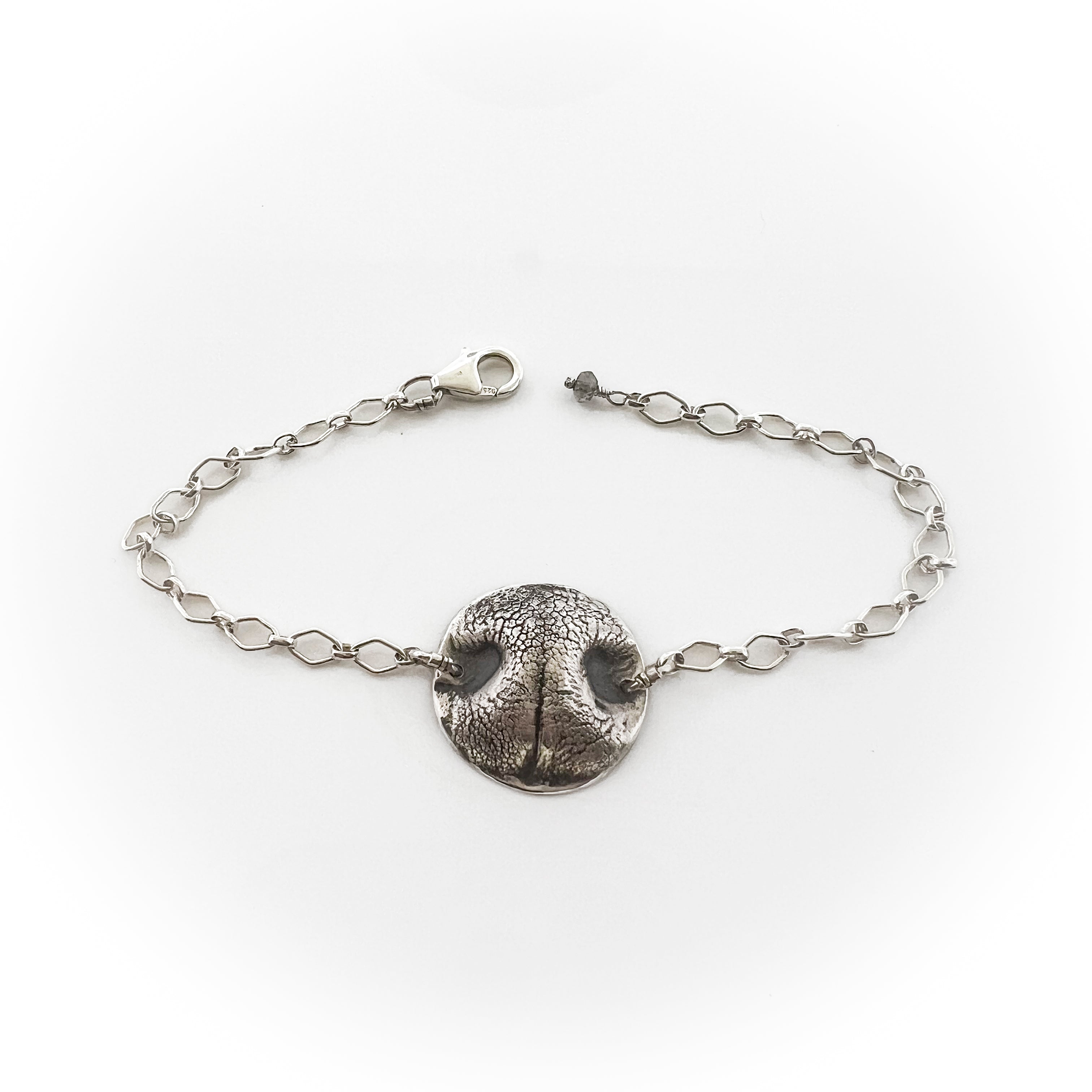Pet Custom nose print bracelet - Maya Belle Jewelry 