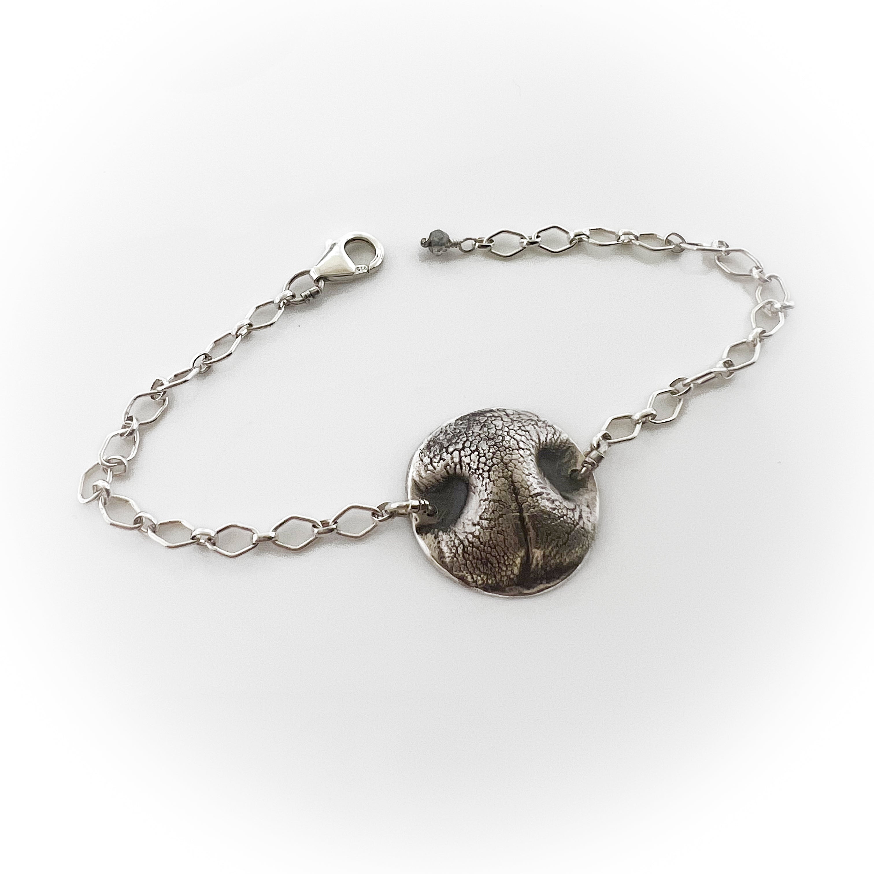 Pet Custom nose print bracelet - Maya Belle Jewelry 