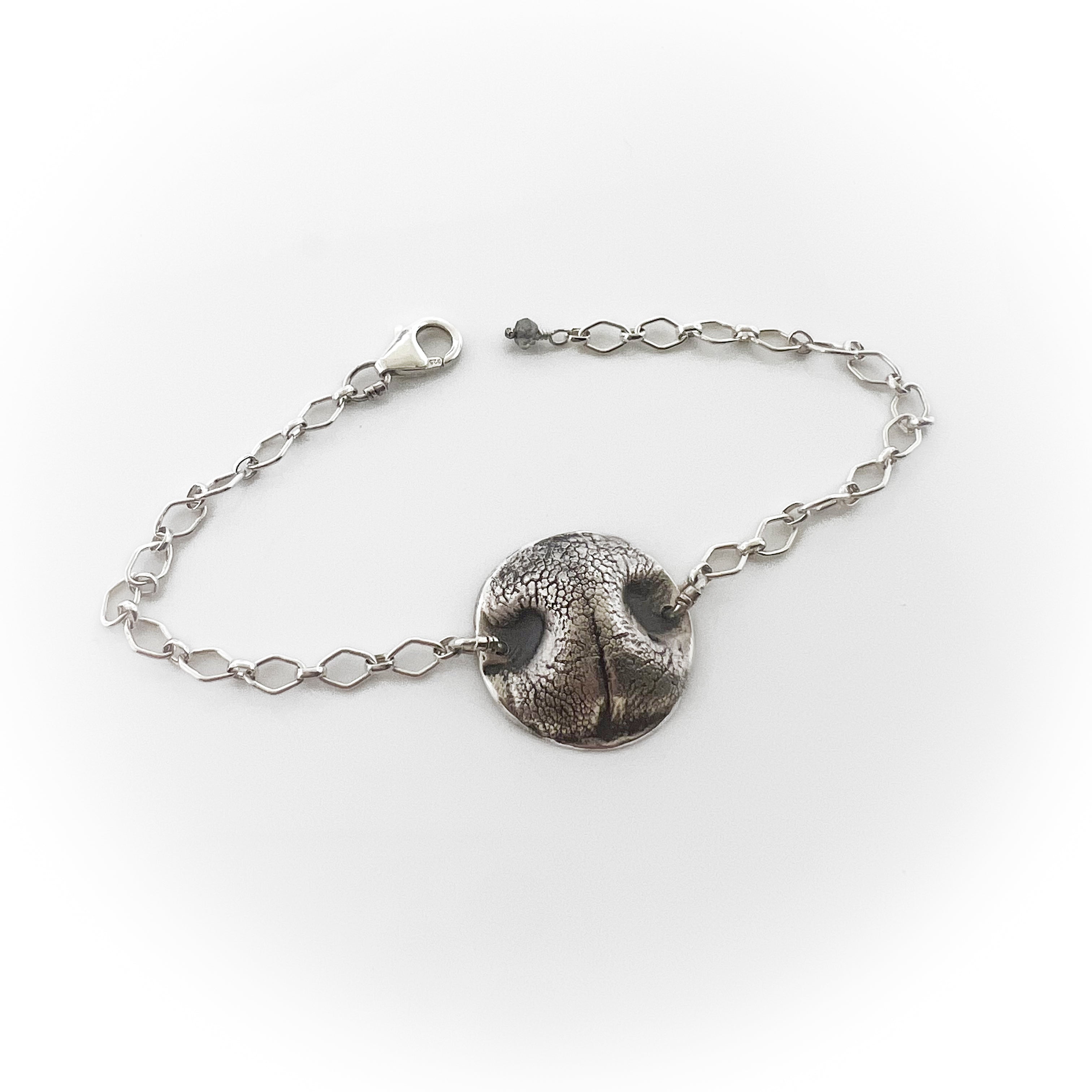Pet Custom nose print bracelet - Maya Belle Jewelry 