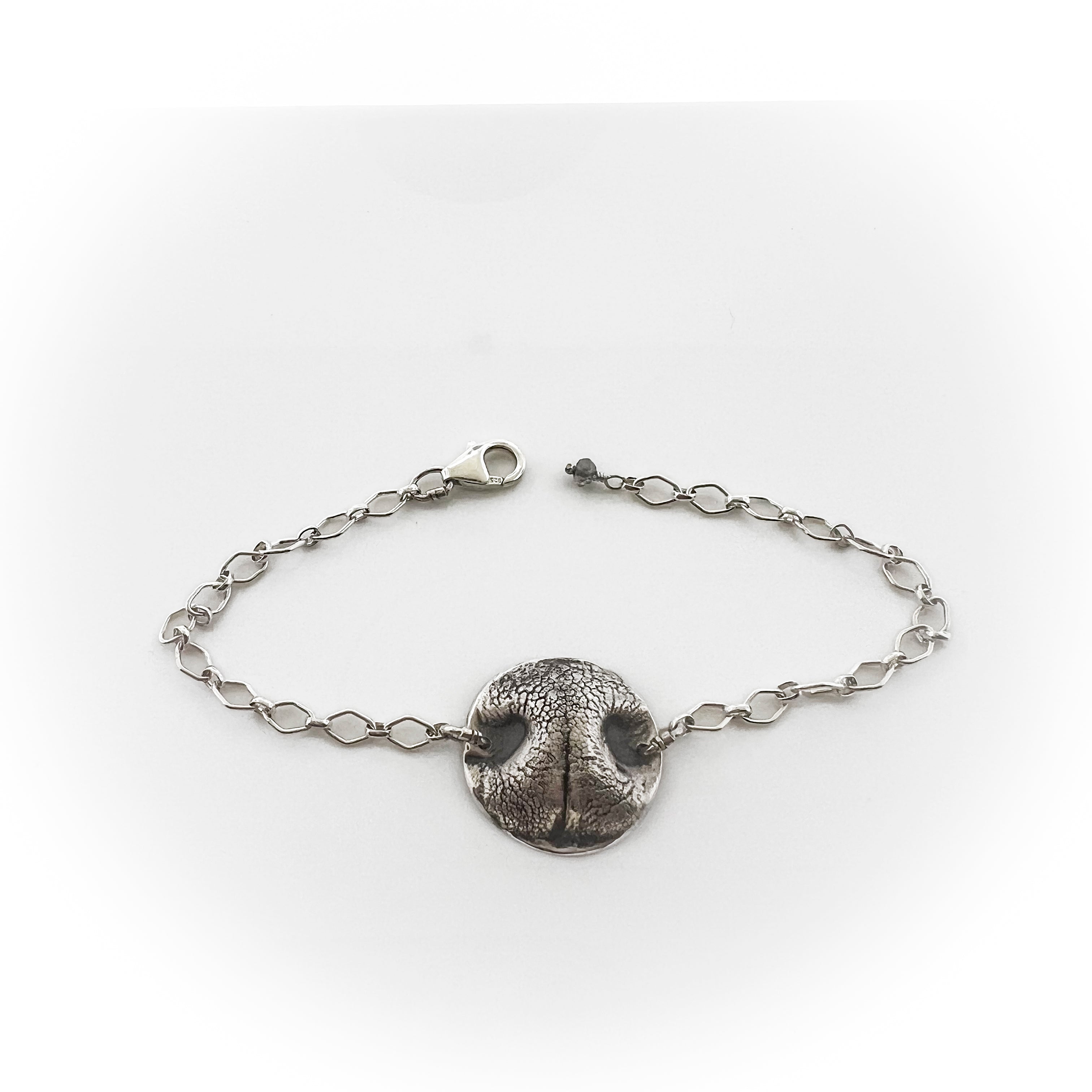 Pet Custom nose print bracelet - Maya Belle Jewelry 