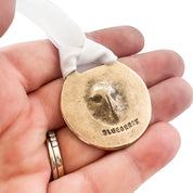 Cat nose print ornament