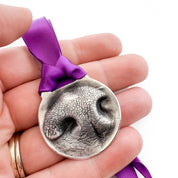 Dog Nose Print Ornament - Maya Belle Jewelry 