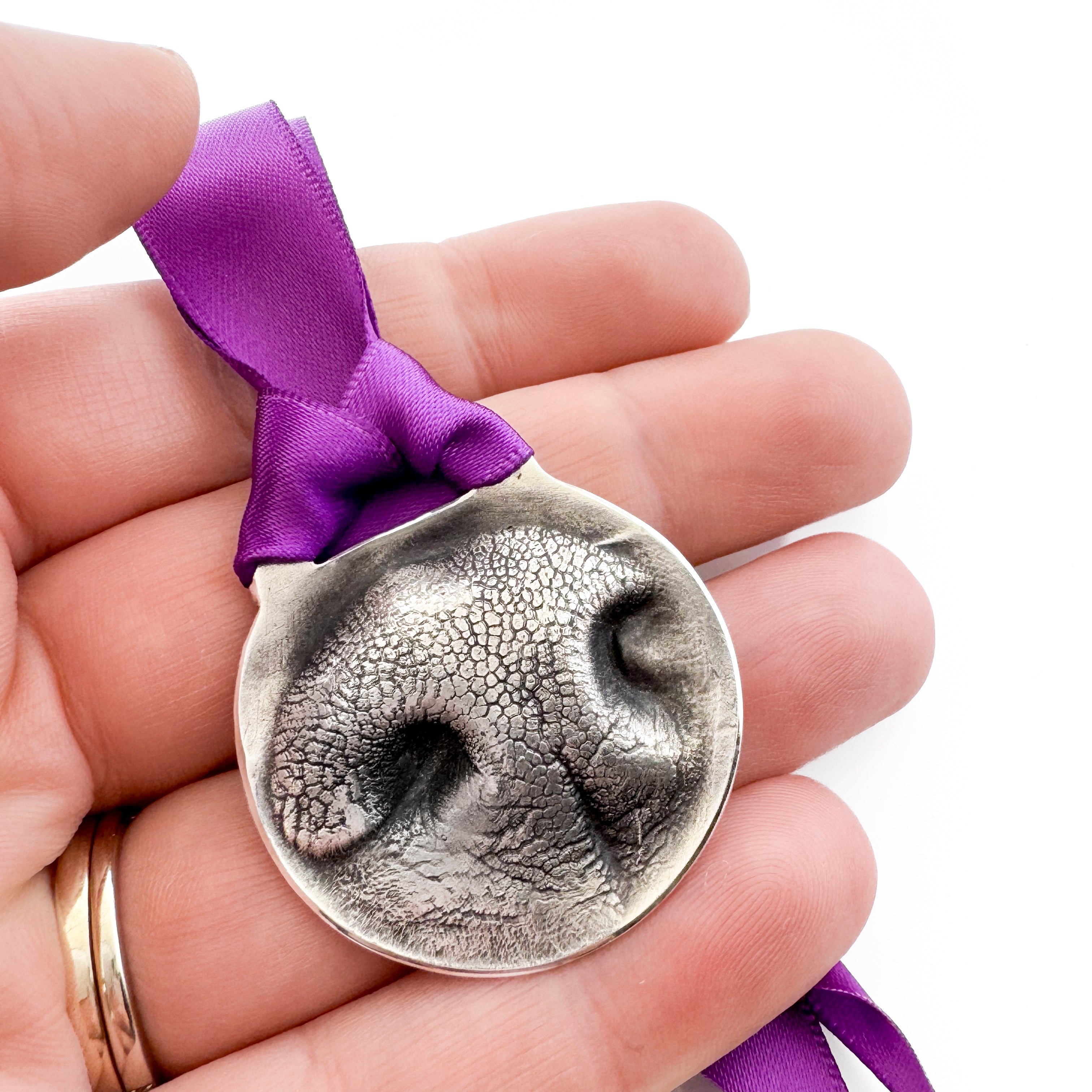 Dog Nose Print Ornament - Maya Belle Jewelry 