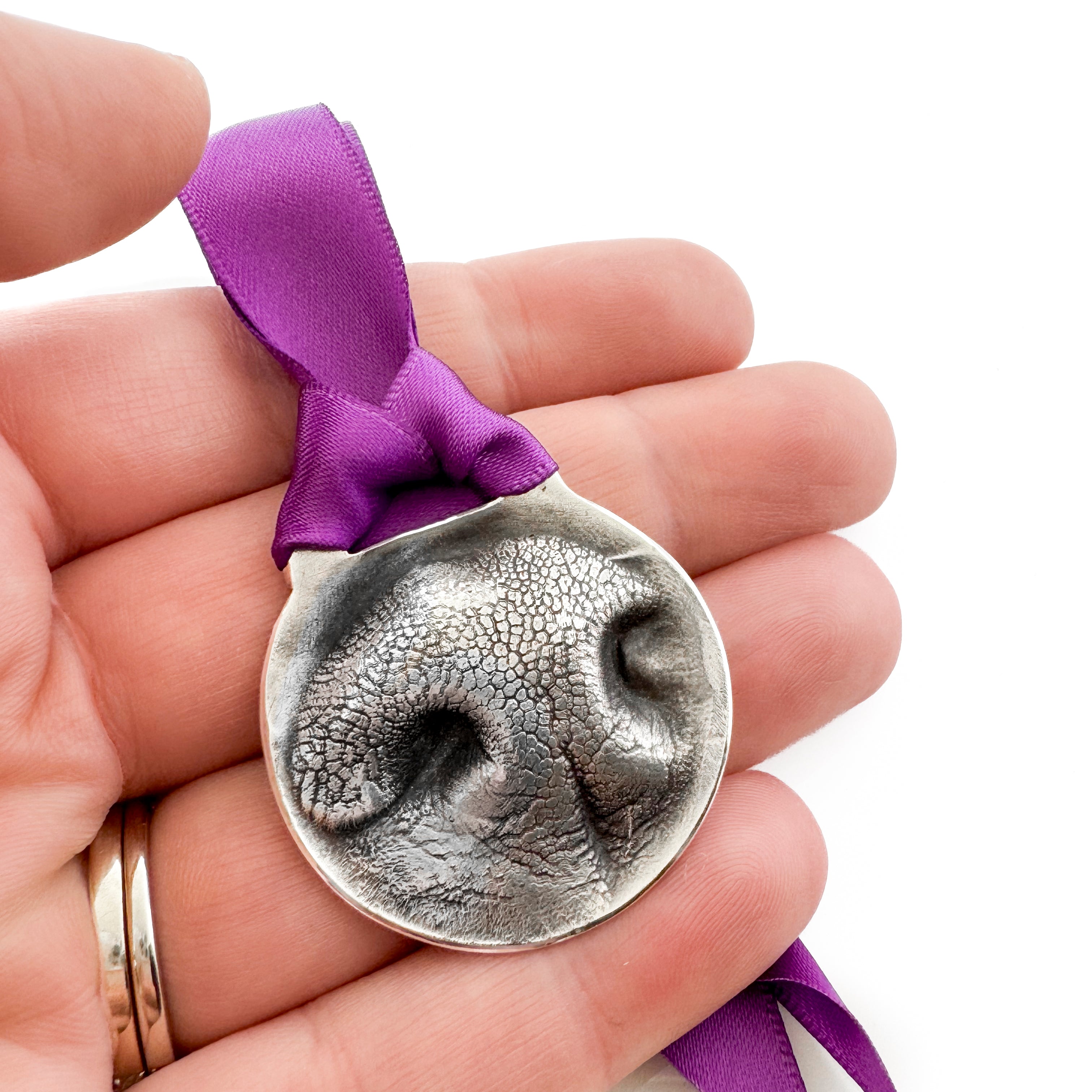 Dog Nose Print Ornament - Maya Belle Jewelry 