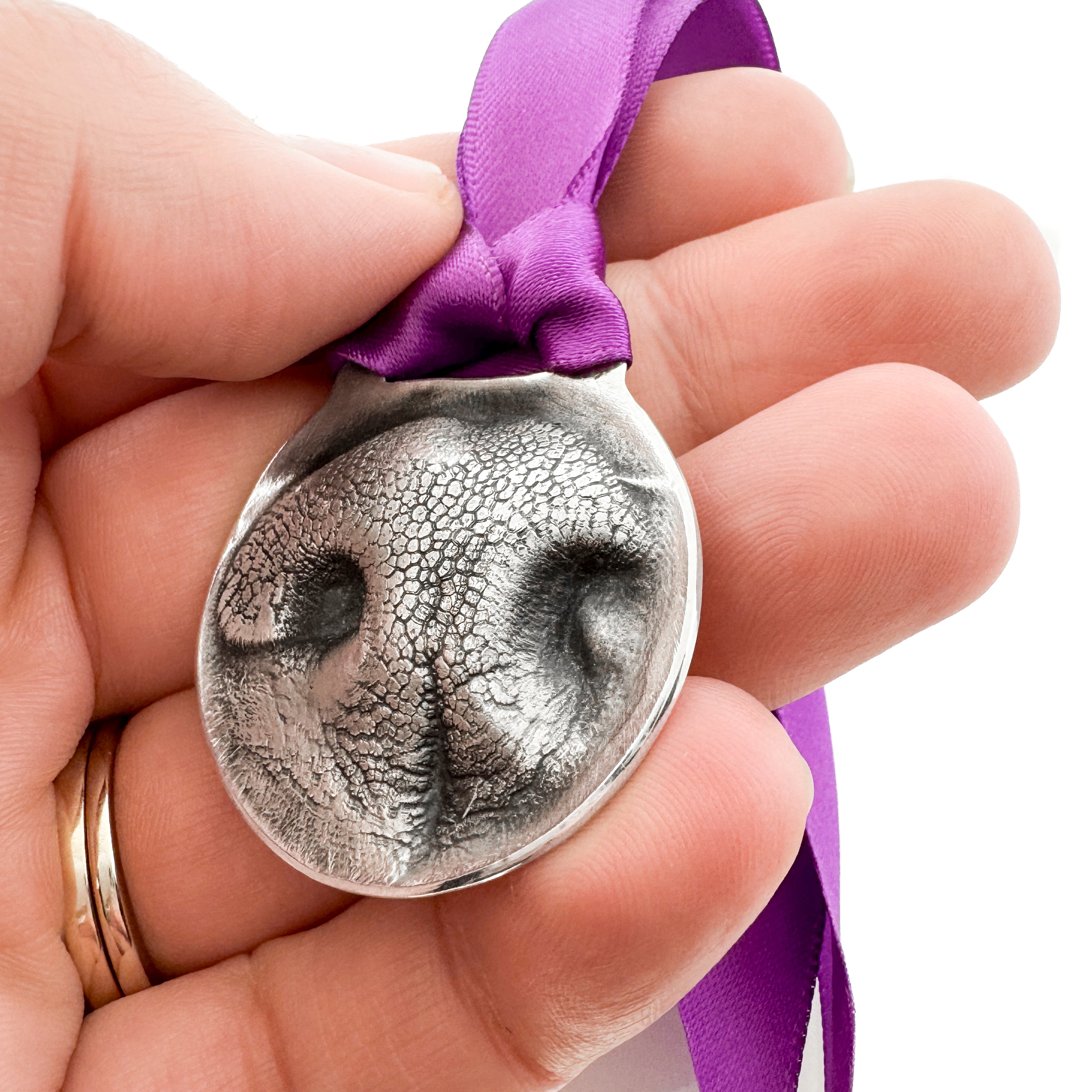 Dog Nose Print Ornament - Maya Belle Jewelry 