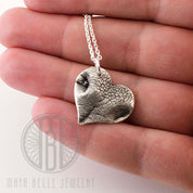 Pet Nose Print Keepsake Charm Necklace - Maya Belle Jewelry 