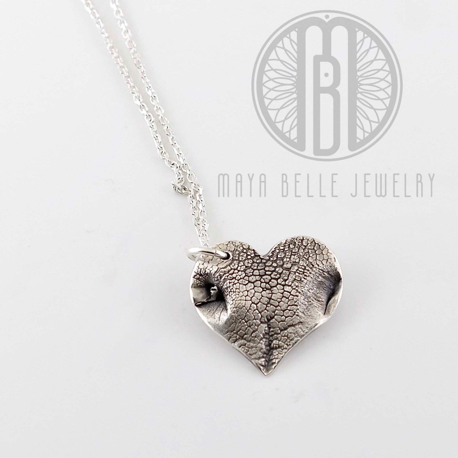 Pet Nose Print Keepsake Charm Necklace - Maya Belle Jewelry 