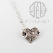 Pet Nose Print Keepsake Charm Necklace - Maya Belle Jewelry 