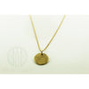 22k solid gold custom nose print or paw print necklace - Maya Belle Jewelry 