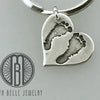 Baby Handprint / Footprint Ornament - Maya Belle Jewelry 