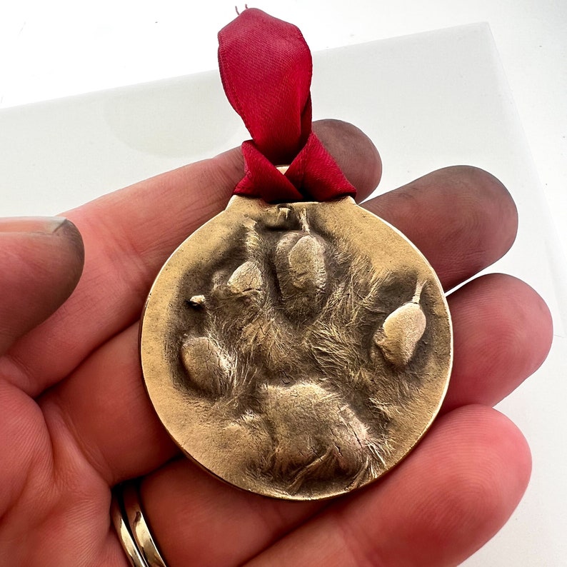  Cat Paw print Ornament