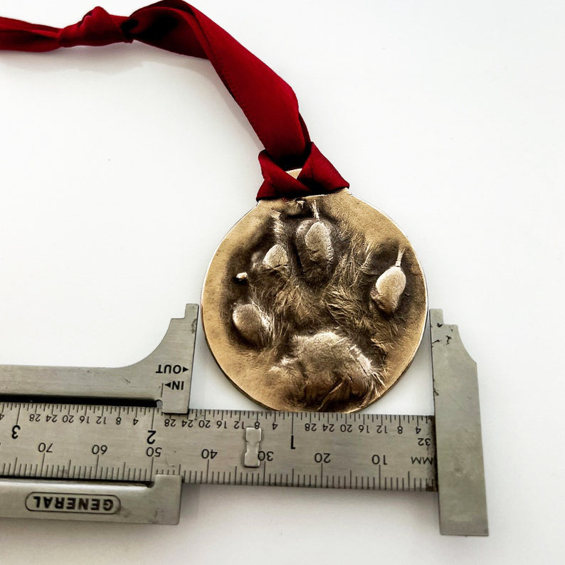  Cat Paw print Ornament
