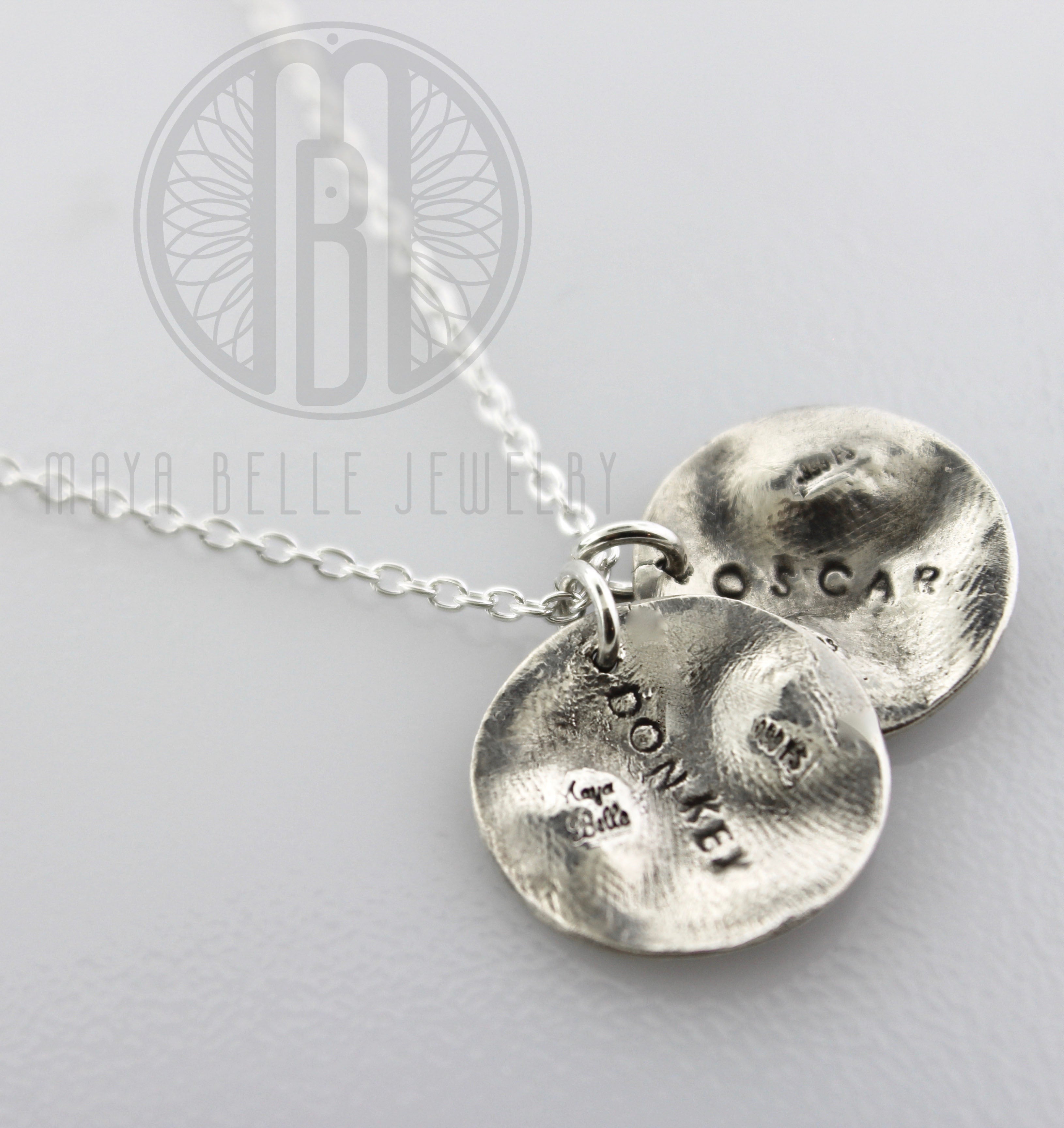 Custom pet nose prints- Maya Belle Jewelry 