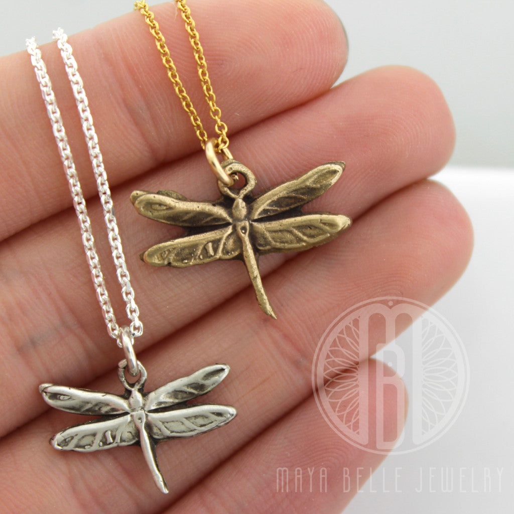 Dragonfly Pendant - Maya Belle Jewelry 