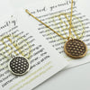 Sacred Geometry pendant • flower of life necklace • special gift - Maya Belle Jewelry 
