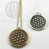 Sacred Geometry pendant • flower of life necklace • special gift - Maya Belle Jewelry 