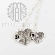 Custom Pet Nose Print Keepsake Necklace - Maya Belle Jewelry 