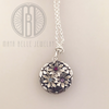 Personalized Daisy fingerprint necklace - Maya Belle Jewelry 