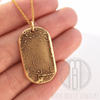 Large Fingerprint Charm Necklace - Maya Belle Jewelry 