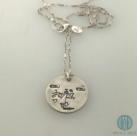 Large Childs Drawing Necklace - Maya Belle Jewelry 